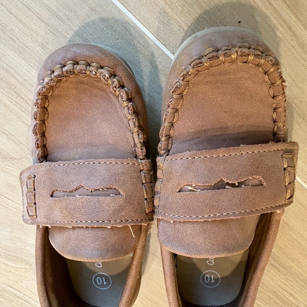 Kids Brown Loafer Shoes